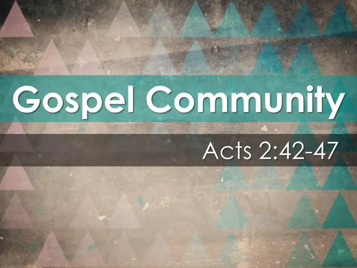 gospel community