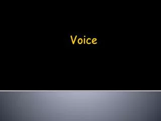 voice