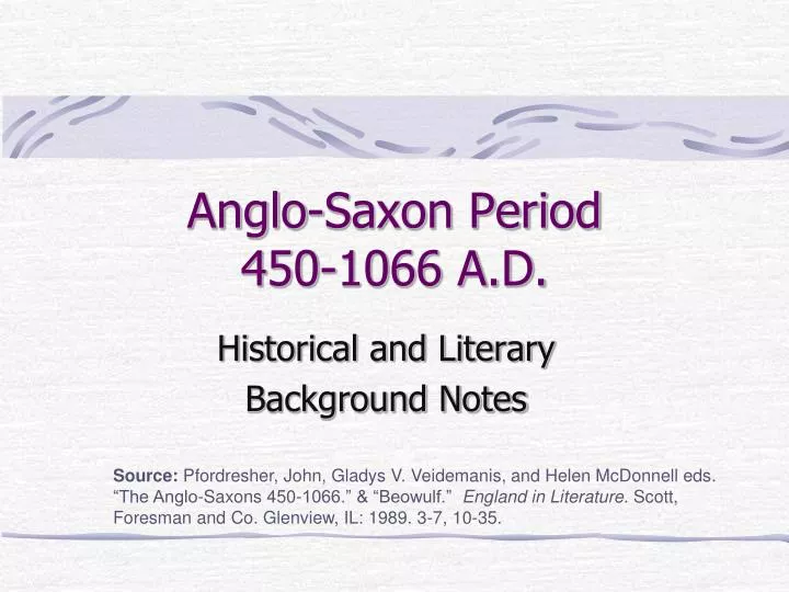 anglo saxon period 450 1066 a d