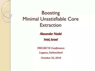 Boosting Minimal Unsatisfiable Core Extraction