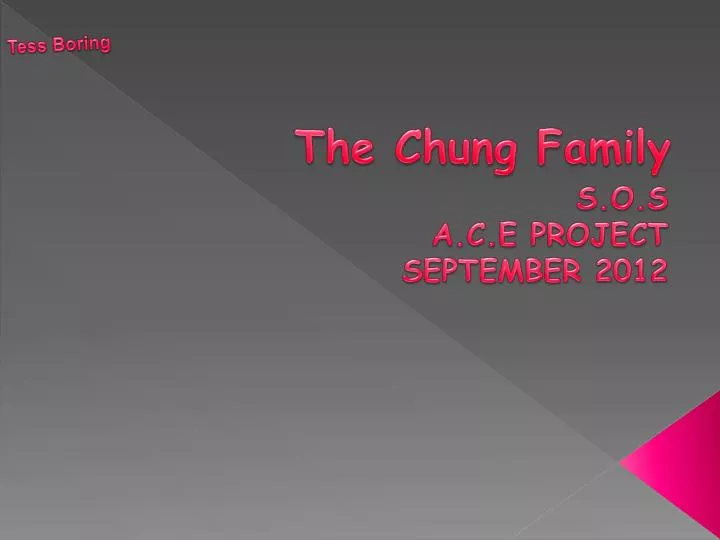 the chung family