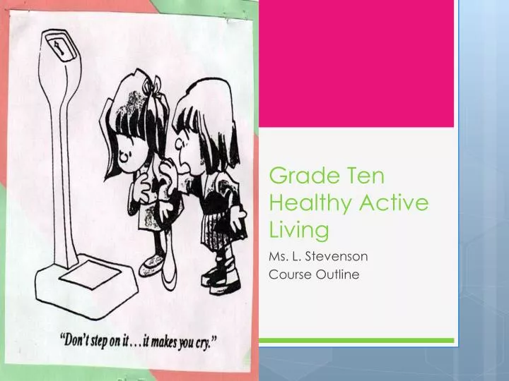 grade ten healthy active living
