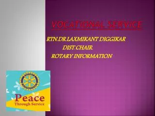 VOCATIONAL SERVICE