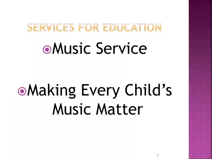 services for education