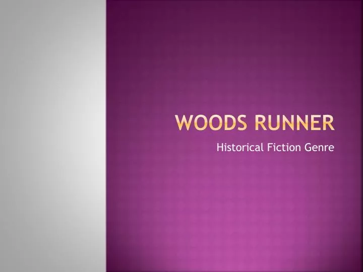 woods runner