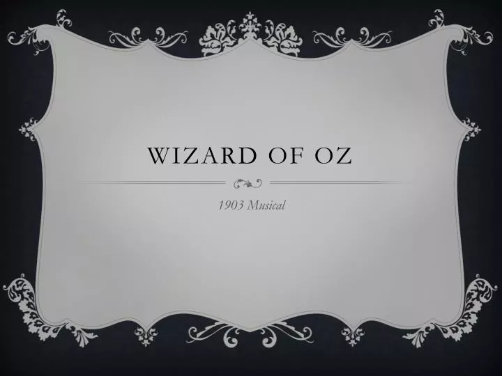 wizard of oz