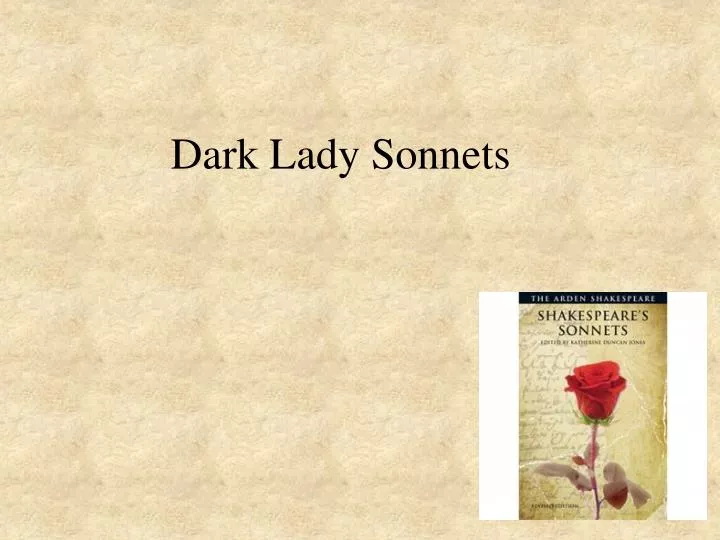 dark lady sonnets