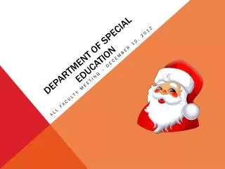 Department of Special Education