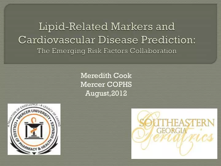 lipid related markers and cardiovascular disease prediction the emerging risk factors collaboration