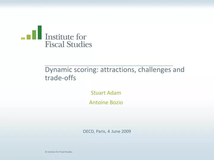 dynamic scoring attractions challenges and trade offs