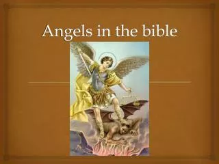 Angels in the bible