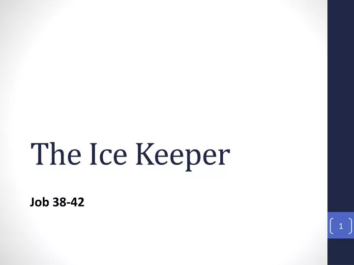 the ice keeper
