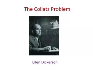 The Collatz Problem