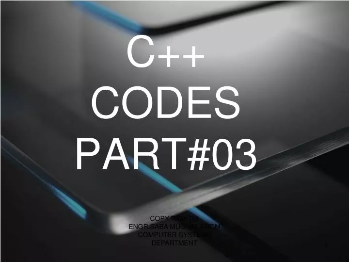 c codes part 03