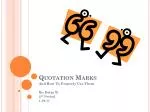 Quotation Marks - slide 1