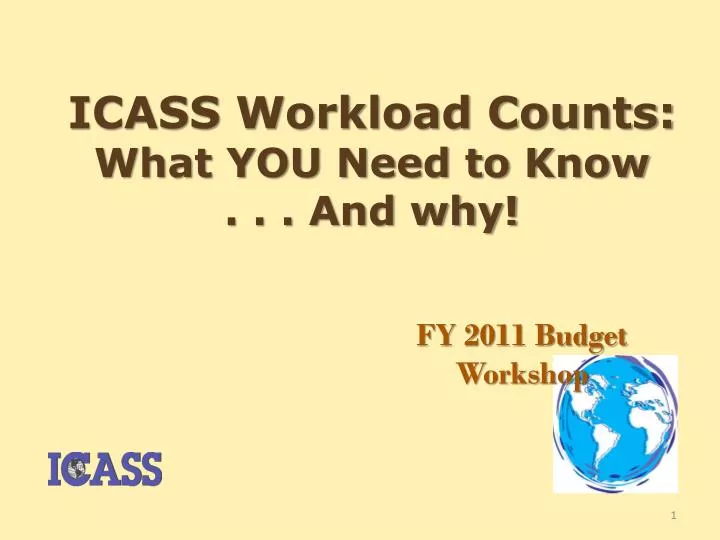 icass workload counts what you need to know and why