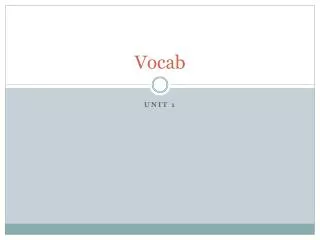 Vocab