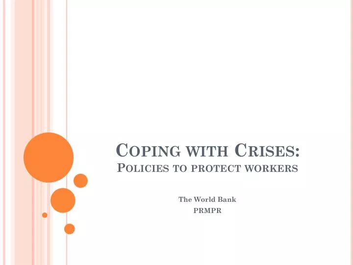 coping with crises policies to protect workers