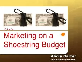 Marketing on a Shoestring Budget