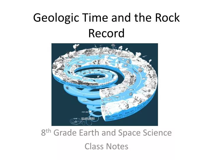 geologic time and the rock record