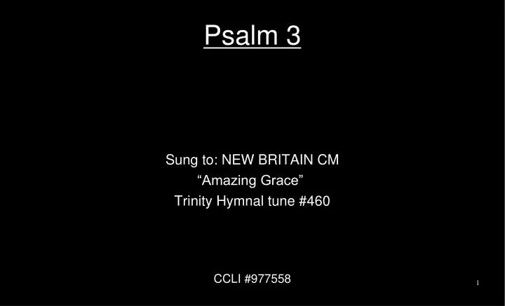 psalm 3