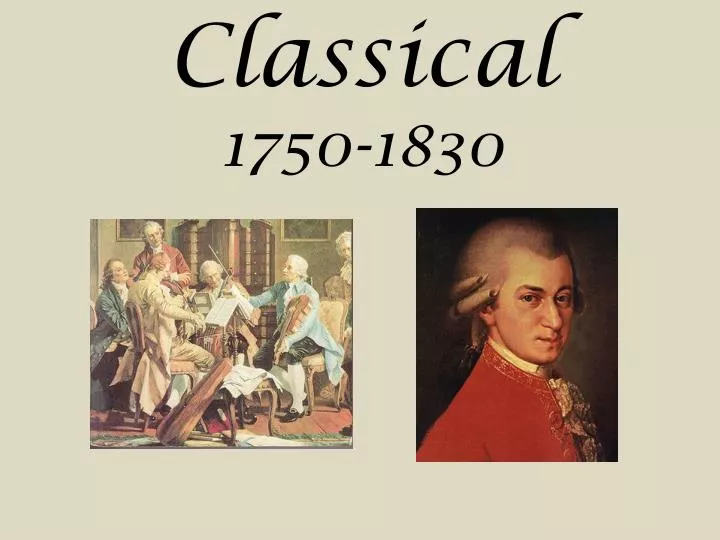classical 1750 1830