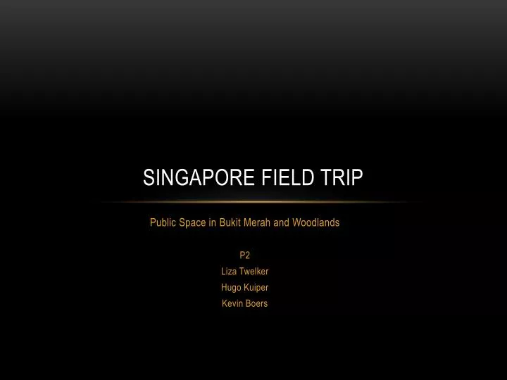 singapore field trip