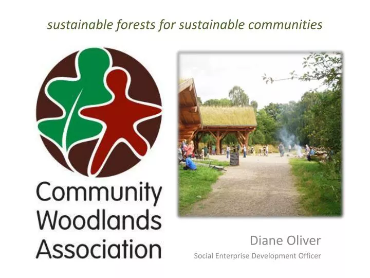 s ustainable forests for sustainable communities