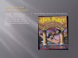 Harry Potter And The Sorcerer's S tone