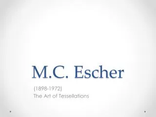 M.C. Escher