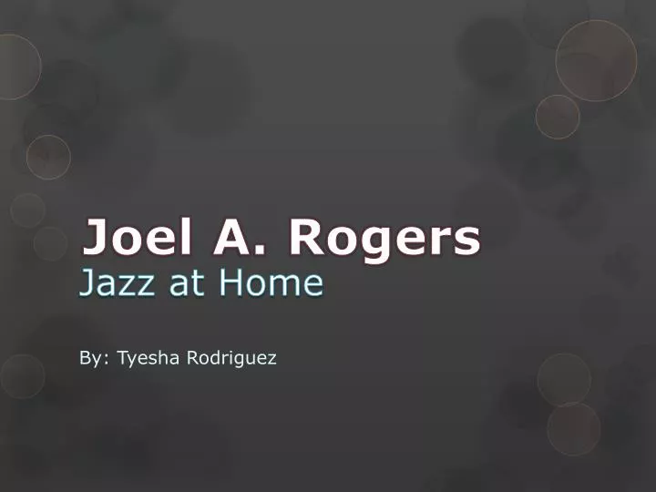 jazz at home