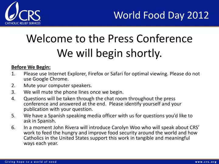 welcome to the press conference we will begin shortly