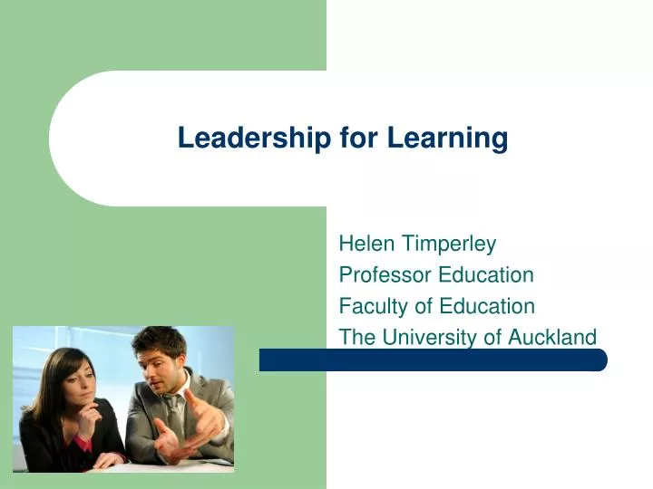 leadership for learning