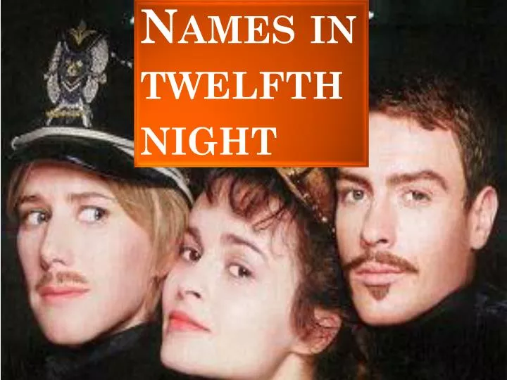names n twelfth night