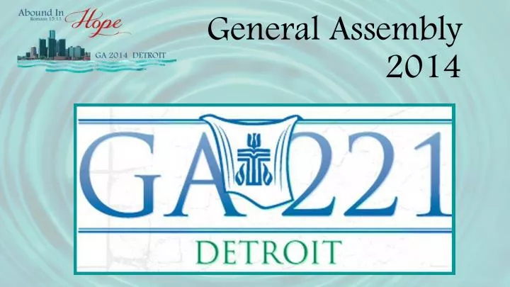 general assembly 2014