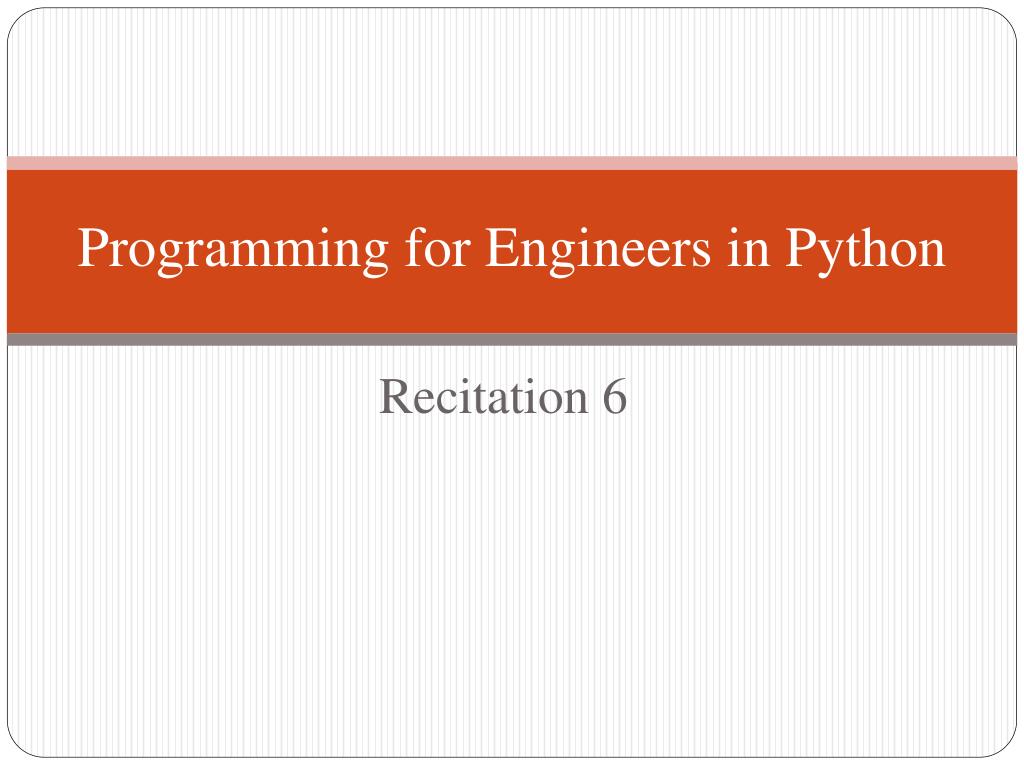 PPT - Programming for Engineers in Python PowerPoint Presentation, free ...