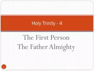 Holy Trinity - 4