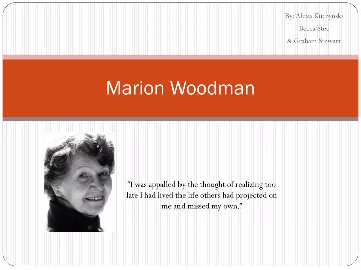 marion woodman