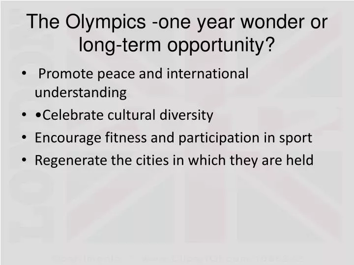 the olympics one year wonder or long term opportunity