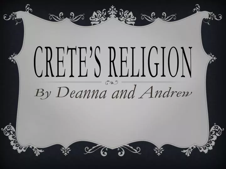 crete s religion