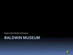 Baldwin Museum - slide 1