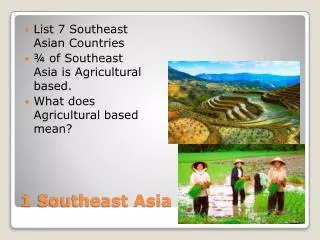 1 southeast asia