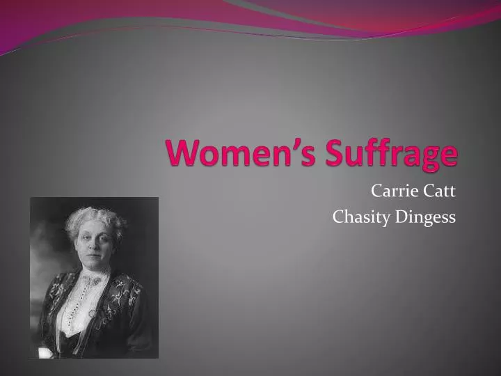 women s suffrage