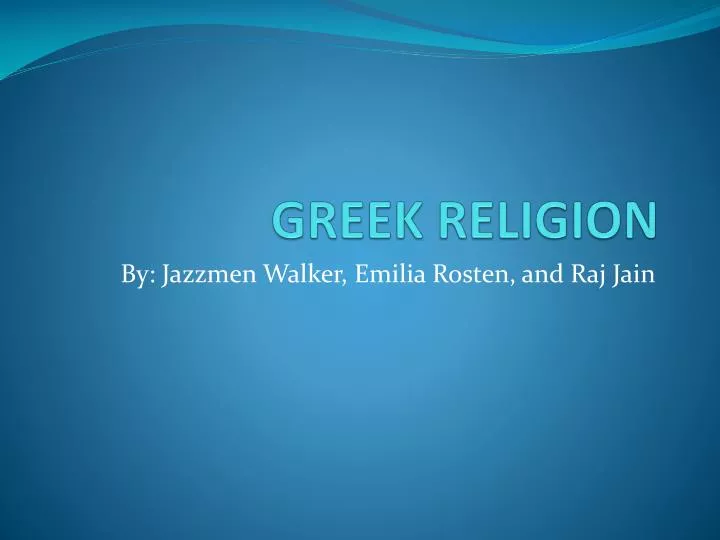 greek religion