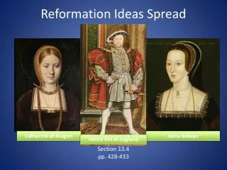 Reformation Ideas Spread