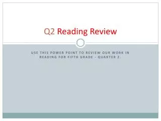Q2 Reading Review