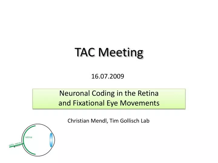 tac meeting