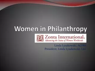 Women in Philanthropy
