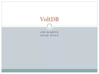 VoltDB