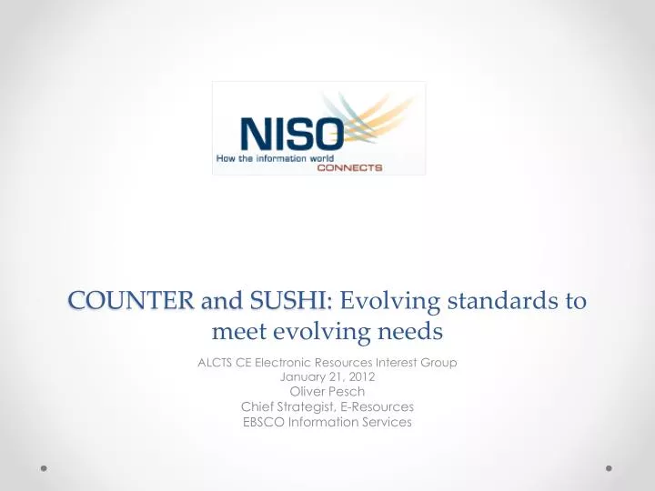 counter and sushi evolving standards to meet evolving needs